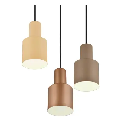 Trio Lighting Závěsné světlo Agudo, multicolor, 3 zdroje, rondel