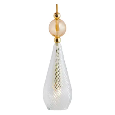 EBB & FLOW EBB & FLOW Smykke M gold crystal swirl gold-smoke