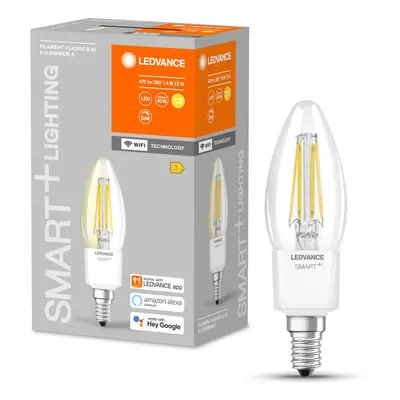 LEDVANCE SMART+ LEDVANCE SMART+ WiFi Filament Candle 40 E14 4W 827