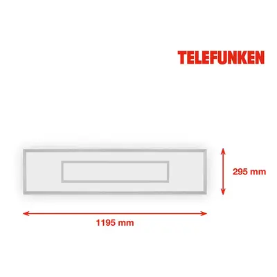 Telefunken LED panel Magic Cento silver CCT RGB 120x30cm