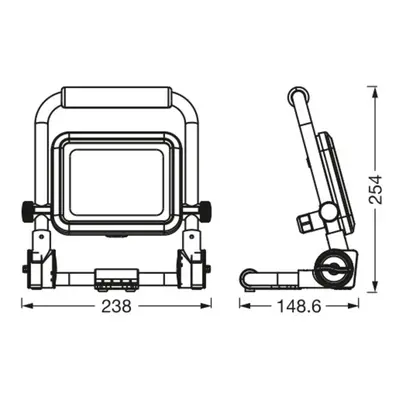 LEDVANCE Ledvance LED-Worklight Value R-Stand reflektor 20W