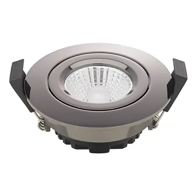 Sigor LED bodový podhled Diled, Ø 8,5 cm, 6 W, 3 000 K, chrom