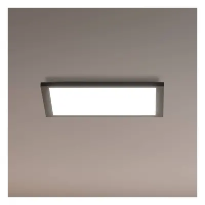 WiZ Stropní světelný panel WiZ LED, černý, 30x30 cm