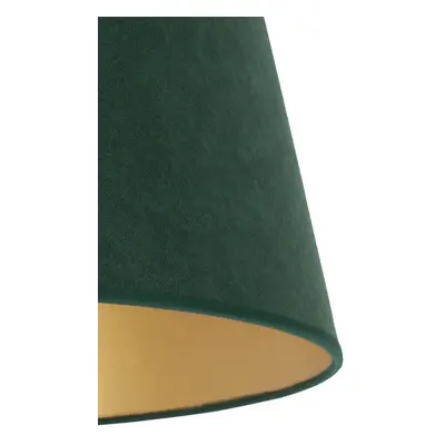 Duolla Stínidlo na lampu Cone výška 18 cm, zelená/zlatá