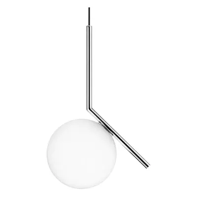 FLOS FLOS IC S1 designové závěsné světlo, chrom Ø 20 cm