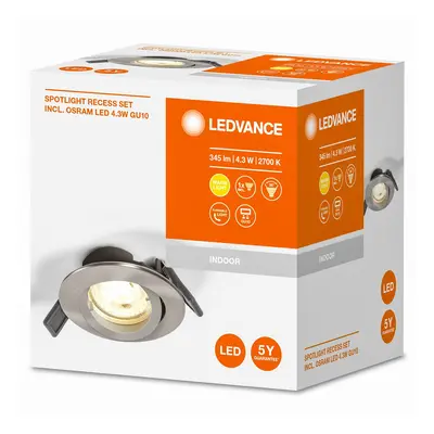 LEDVANCE LEDVANCE Recess Twistlock zapuštěné IP20 nikl