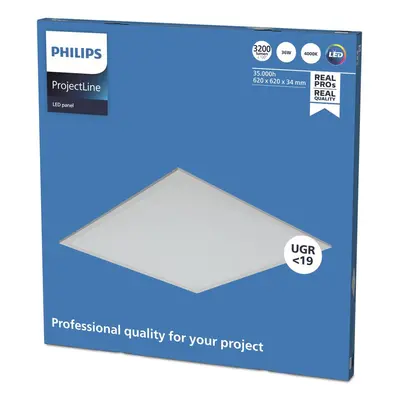 Philips Philips ProjectLine LED panel UGR<19 840 62x62cm