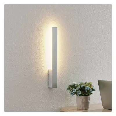 Arcchio Nástěnné svítidlo Arcchio LED Ivano, výška 43 cm, broušený hliník