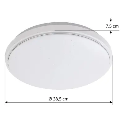 Lindby Lindby Glamo LED stropní světlo IP44 hvězdný efekt