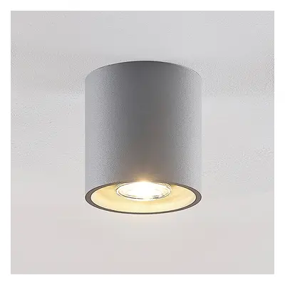 Lindby Lindby Parvin downlight hliník, kulatý, šedý