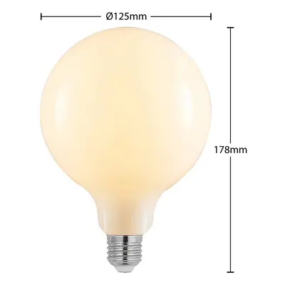 Arcchio LED žárovka E27 8W 2700K G125 globe opálová