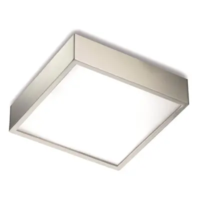 Pujol Iluminación Stropní svítidlo Apolo, IP44, 20 cm, nikl