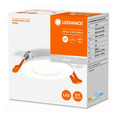 LEDVANCE LEDVANCE Recess Slim LED vestavné svítidlo Ø8,5cm 4000K