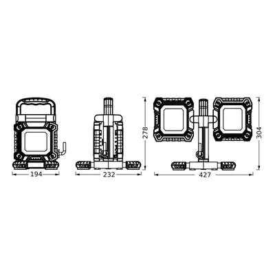 LEDVANCE Ledvance LED-Worklight Value Flex dva zdroje