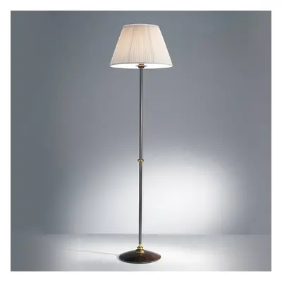 Cremasco Stojací lampa Classic s textilním stínidlem