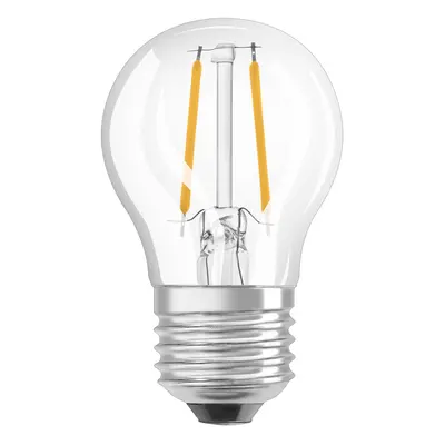 OSRAM OSRAM LED žárovka kapka E27 2,5W 827 čirá