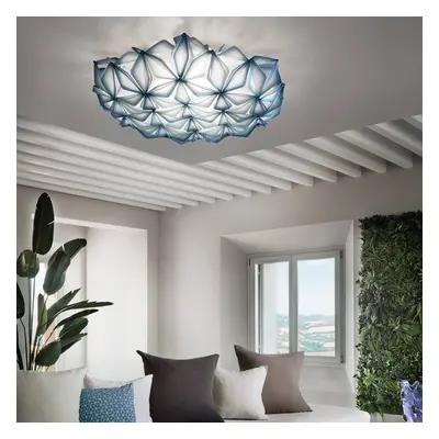 Slamp Stropní svítidlo Slamp La Vie L, šířka 71 cm, modré