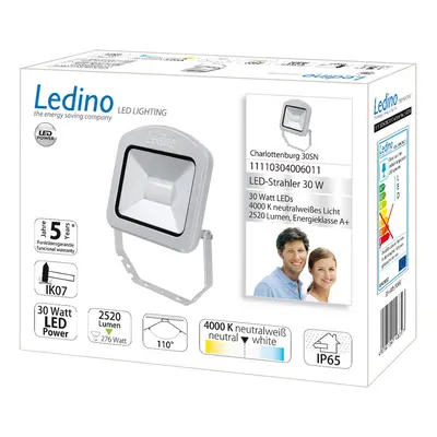 Ledino LED venkovní reflektor Charlottenburg 30W 4 000 K