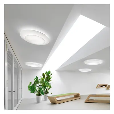 Modo Luce Modo Luce Ring Tonda stropní svítidlo TRIAC bílé Ø65cm