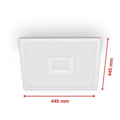 Telefunken LED panel centreback CCT RGB 45x45cm bílý