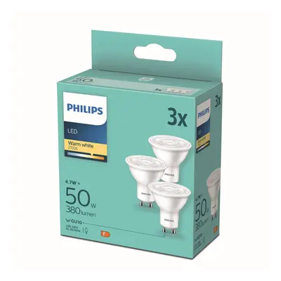 Philips Philips LED reflektor GU10 4,7W 2 700K 36° 3ks