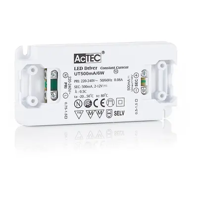 AcTEC AcTEC Slim LED ovladač CC 500mA, 6W