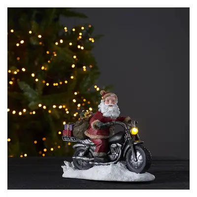 STAR TRADING Merryville LED světlo, Santa na motocyklu