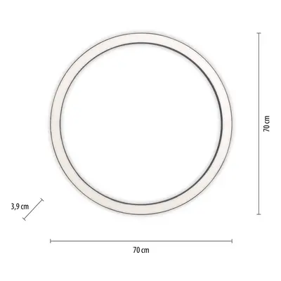 PURE LED stropní svítidlo PURE Lines, Ø 70 cm, antracit, CCT, dálkové ovládání