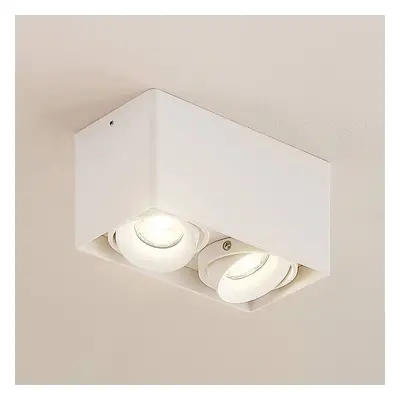 Arcchio Arcchio Kubika downlight GU10, 2žár., bílá