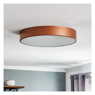 TEMAR LIGHTING Stropní světlo Cleo 500, senzor, Ø 50cm měď