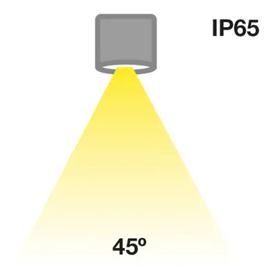 The Light Group SLC MiniOne Pevné stropní svítidlo LED IP65 bílé 927