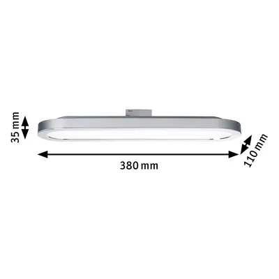 Paulmann Paulmann URail Board LED panel v matném chromu