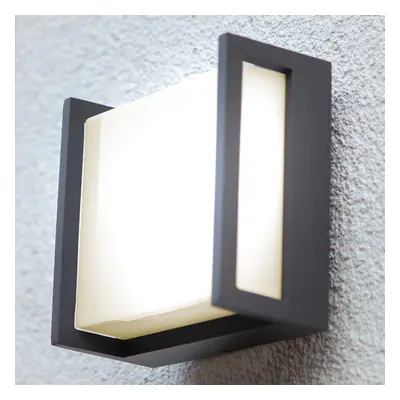 LUTEC Venkovní nástěnné LED svítidlo Qubo 14cm x 14cm