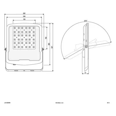 EVN EVN Panthera LED venkovní spot IP65 100W 4 000 K