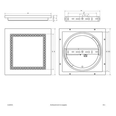 EVN EVN ALQ LED panel bílá 15W 30x30cm 3 000 K