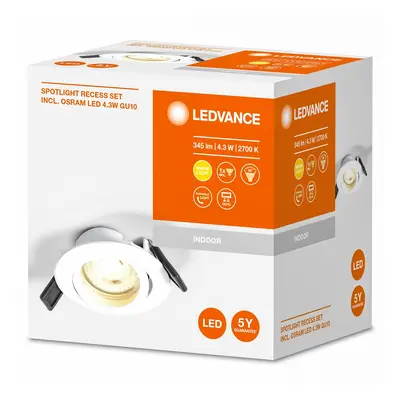 LEDVANCE LEDVANCE Recess Twistlock zapuštěné IP20 bílá