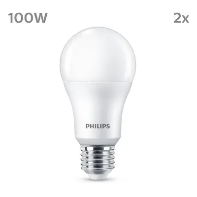 Philips Philips LED žárovka E27 13W 1521lm 2700K matná 2ks