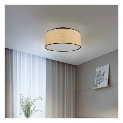 EMIBIG LIGHTING Stropní světlo Aston, Ø 50 cm, ratan