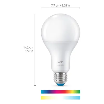 WiZ WiZ A67 LED žárovka Wi-Fi E27 13W matná RGB