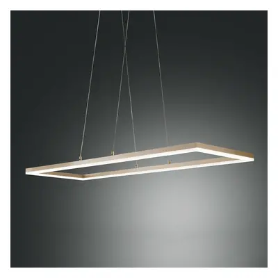 Fabas Luce LED závěsné světlo Bard, 92x32cm, matná zlatá