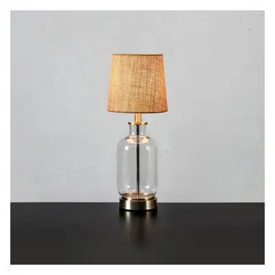 Markslöjd Stolní lampa Costero, transparentní/přírodní, 43 cm