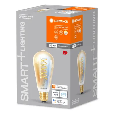 LEDVANCE SMART+ LEDVANCE SMART+ WiFi E27 8W Edison zlatá 822-850