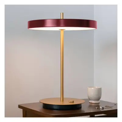 UMAGE UMAGE LED stolní lampa Asteria table USB červená