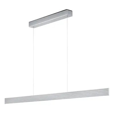 Knapstein Závěsné svítidlo LED Fara, nahoru/dolů, délka 132 cm nikl