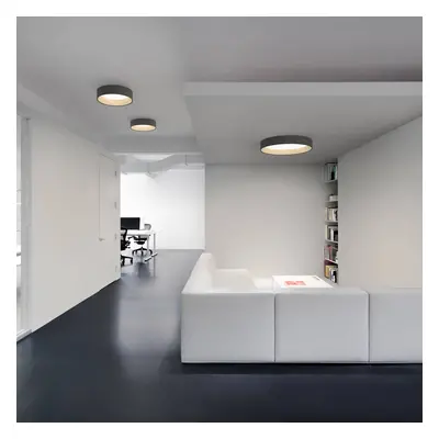 Vibia Stropní svítidlo Vibia Duo 4870 LED, šedé