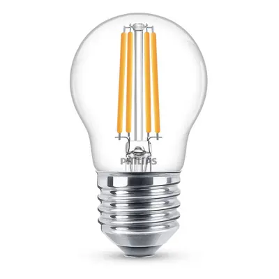 Philips Philips Classic LED E27 P45 6,5W 2700K čirá