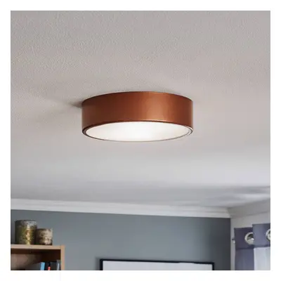 TEMAR LIGHTING Stropní svítidlo Cleo 300, měděné, senzor, IP20, Ø 30 cm, kovové