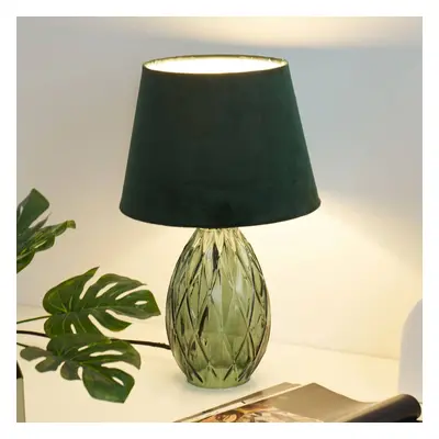 Pauleen Pauleen Crystal Velvet stolní lampa, skleněná noha