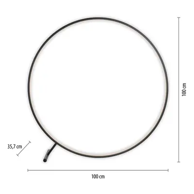 Paul Neuhaus LED stojací lampa Hula CCT s dálkovým ovládáním Ø 100 cm