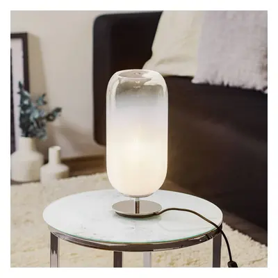 Artemide Artemide Gople Mini stolní lampa bílá/stříbrná